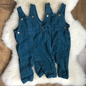 Twin set👥Tea Collection corduroy overalls